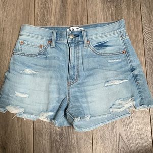 Denim shorts